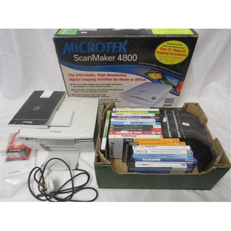 Lexmark Printer with instructions & spare cartridge, PC CDs, Solitaire ...