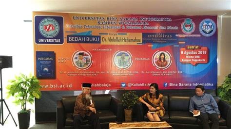 Lppm Ubsi Gelar Bedah Buku Integritas Menyemai Kejujuran Menuai