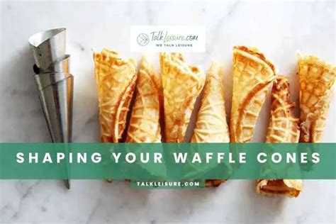 How To Make Ice Cream Waffle Cones?- Best Method - Talk Leisure