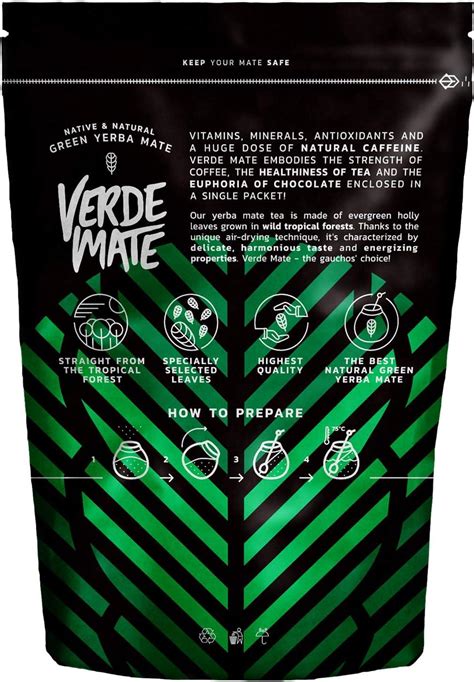 Verde Mate Green Sarsaparilla Kg Spicy Yerba Mate With