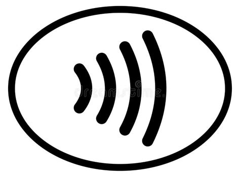 Contactless NFC Wireless Pay Sign Logo. Credit Card Nfc Payment Vector ...