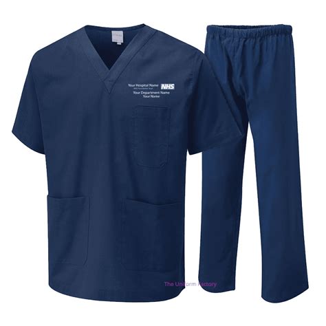 Custom Medical Scrub Suit Printing Merchlist