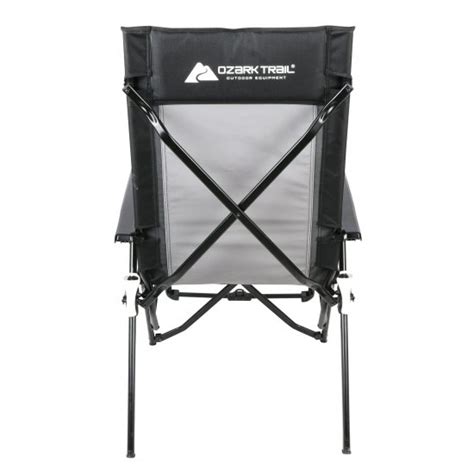 Ozark Trail Quad Zero Gravity Lounger Camping Chair Black