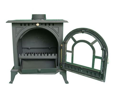 Woodburner New Cast Iron Log Burner Multifuel Wood Burning 9 Kw Stove Ja005 Ebay