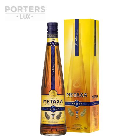 Metaxa 5 Star Brandy 700ml — Porters Lux