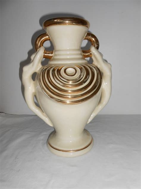 Vase In Varnish Faience Handles Naked Woman Art Deco Catawiki