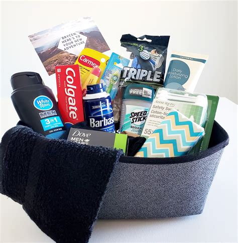 Men S Toiletry Gift Basket Men S Gift Basket Etsy