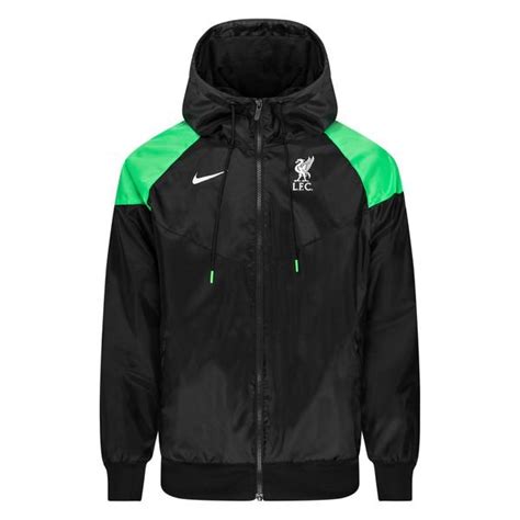 Liverpool Jacke Windrunner Nsw Woven Schwarz Poison Green Wei