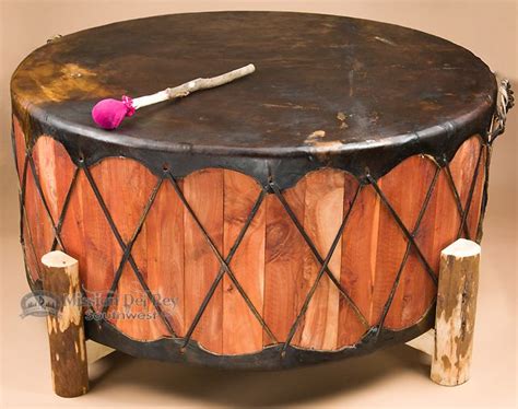 Tarahumara Cedar Pow Wow Drum Base X Drums Native American