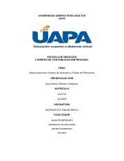 Trabajo final Matemática Financiera II docx UNIVERSIDAD ABIERTA PARA