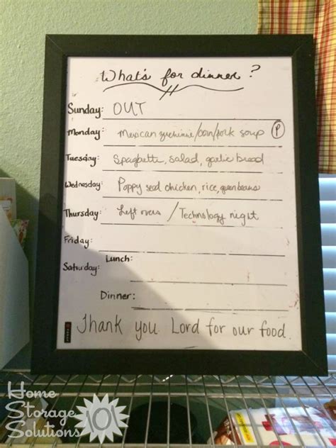 Menu Board Ideas So Your Family Knows What's For Dinner