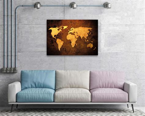 World Map Canvas Art – Picture Sensations