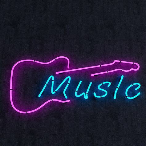 Neon Music Art