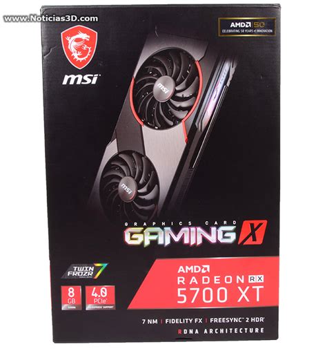 MSI Radeon RX 5700 XT Gaming X