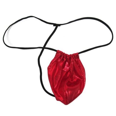 K Hot Men Posing Pouch String Metallic Printed EBay