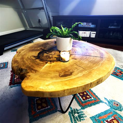 Rustic Wood Coffee Table Live Edge Coffee And End Tables Handcrafted Coffee Table Wood Coffee