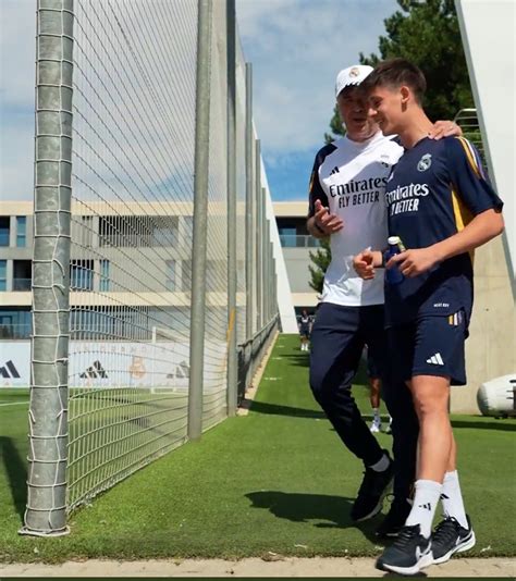 Madrid Zone on Twitter Carlo Ancelotti was heard teaching Arda Güler