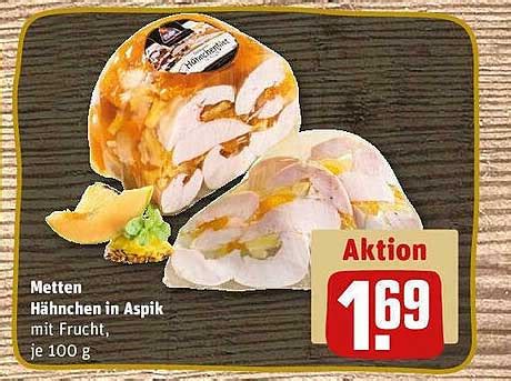 Metten H Hnchen In Aspik Angebot Bei Rewe Prospekte De