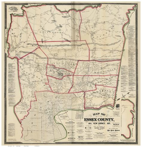 Map Of Essex County Nj - Maping Resources