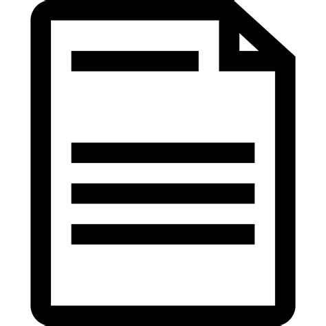 document outline  vector icons  creazillacom