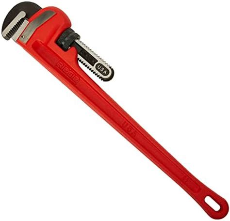 Ridgid Heavy Duty Straight Pipe Wrench Sturdy Plumbing