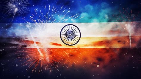 Premium Photo | Indian republic day 26 january and india flag