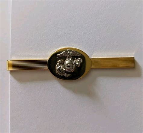 Usmc Marine Corps Officers Tie Clasptie Bar Ebay