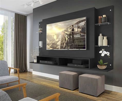 Modern Wall Mounted TV Panel 60″ – Decor Essentials