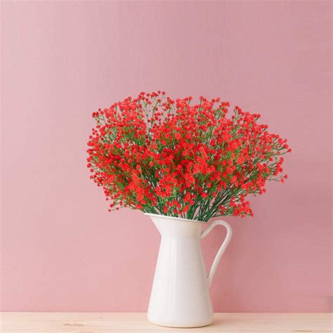 Konstgjorda Baby Fake Gypsophila Buketter 12 St Fake Real Touch Blommor