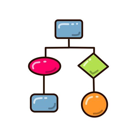 Vector De Garabato De Diagrama De Flujo Vector En Vecteezy