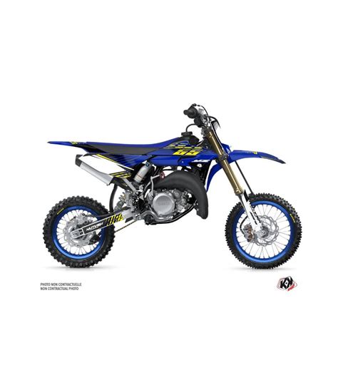 Kit Deco 65 YZ CROSS FLOW JAUNE Kit Decos Yamaha 65 YZ Planete Yam