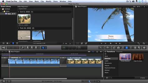 Final Cut Pro X Tutorial How To Fade In And Fade Out Youtube