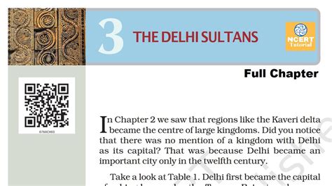 The Delhi Sultans Class History Chapter Full Chapter Youtube