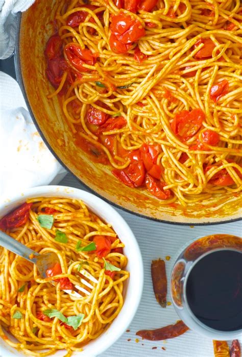 Спагетти с помидорами - рецепт с фотографиями - Patee. Рецепты