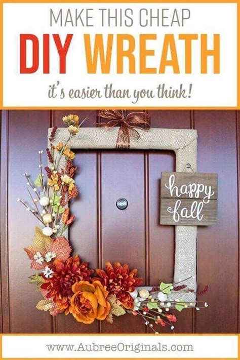 15 Cheap And Easy Diy Fall Wreaths To Make Diy Fall Wreath Fall