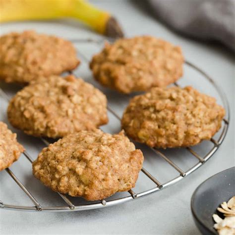 Banana Oatmeal Cookies Recipe Baked By An Introvert