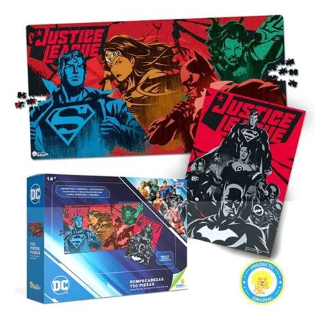 Rompecabezas X 750 Pzas Dc Comics Liga De La Justicia Mercadolibre