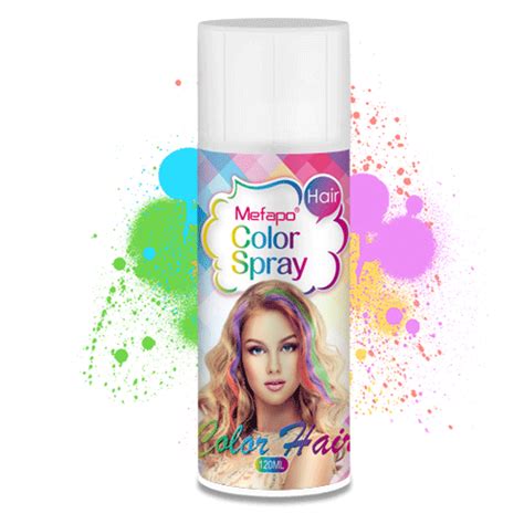 KINGYES Mefapo Colour Temporary Color Hair Spray 120ml 一次性颜色喷雾 | Shopee ...