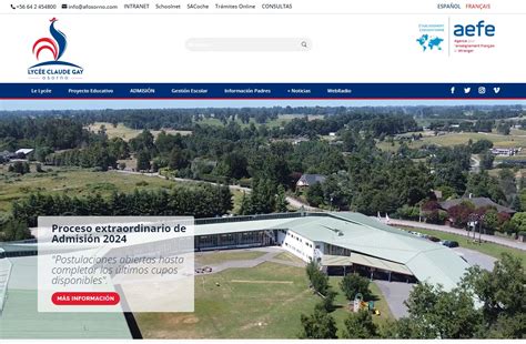 Lyc E Claude Gay Osorno Colegio Franc S De Osorno Afosorno