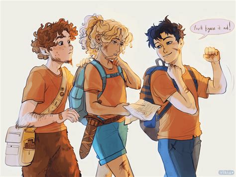 The Most Adorable Pjo Fanart Ever Back When The Og Trio Were Just