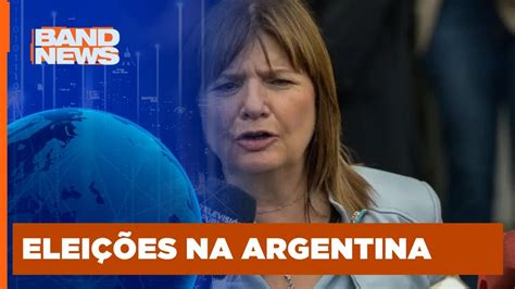 Patricia Bullrich Declara Apoio A Javier Milei BandNews TV YouTube