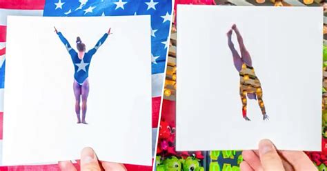 How This Artist Created A Viral Video Of Simone Biles Using Paper