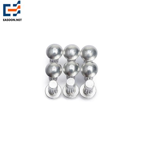 Aluminum Fastener Rivet Blind Split Flush Solid Semi Tubular Hollow