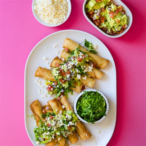 Salsa Verde Shredded Chicken Taquitos - Instant Pot Recipes