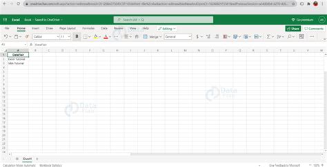 Microsoft Excel Online Dataflair