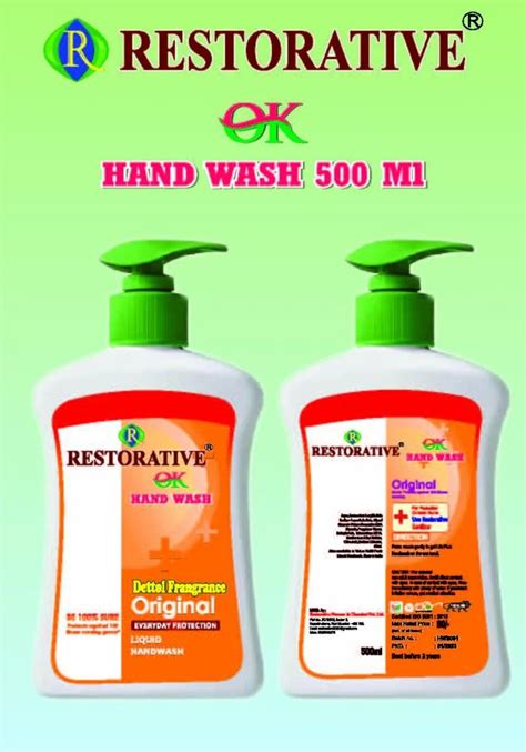 Ml Restorative Liquid Hand Wash Pump Bottle At Rs In Navi Mumbai