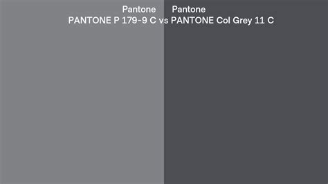 Pantone P C Vs Pantone Col Grey C Side By Side Comparison