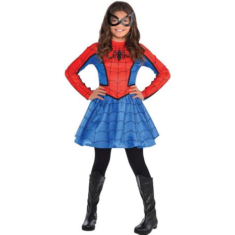 Girls Red Spider-Girl Costume | Party City