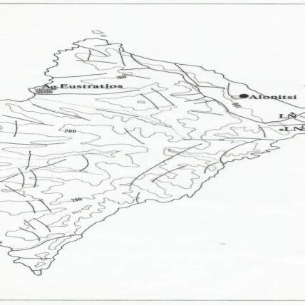 Figure1. Map of Agios Efstratios with the tectonic faults. LN: Late ...