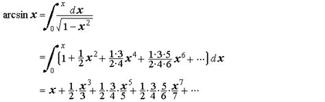 Solution of Arcsin Series